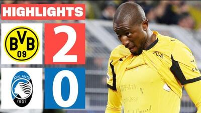  ویدیو| خلاصه بازی دورتموند ۲ - آتالانتا ۰/ گام محکم با درخشش گیراسی - پارس فوتبال