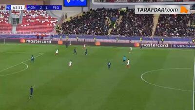  گل دوم دزیره دوئه به موناکو (موناکو 2-3 پاری سن ژرمن) - پارس فوتبال