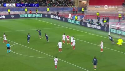  ویدیو: گل سوم پاری سن ژرمن به موناکو توسط دوئه - پارس فوتبال