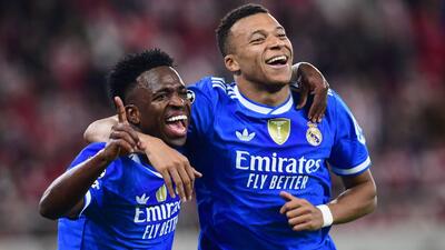  امباپه رفاقت را در حق وینیسیوس تمام کرد: برقص وینی! / عکس - پارس فوتبال