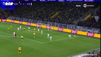  ویدیو: گل اول دورتموند به آتالانتا توسط گیراسی - پارس فوتبال