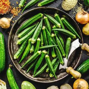  چگونه از لیز و لزج شدن بامیه  در غذا جلوگیری کنیم؟