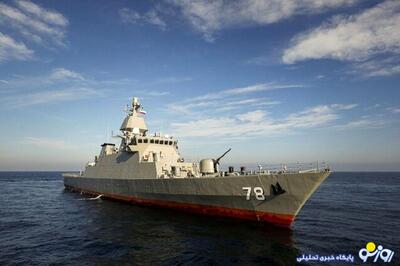  ورود ناو بالگردبر استویسکی به مرز‌های دریایی ایران