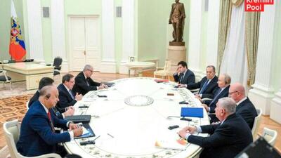  پوتین با برونو رودریگز پاریلا، وزیر خارجه کوبا، دیدار کرد