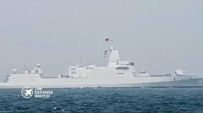  استقرار توانمندترین شناور رزمی چین در نزدیکی ایران