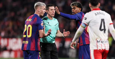  داور VAR بازی بارسلونا و ژیرونا تنبیه شد
