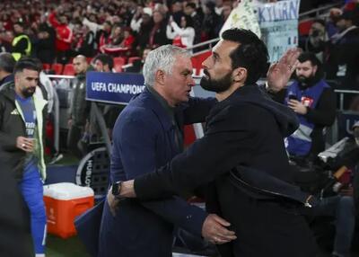  بزن بزن رئیس بنفیکا با رئالی‌ها در تونل ورزشگاه!