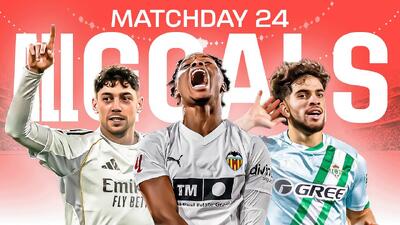  تمامی گل‌های هفته 24 لالیگا اسپانیا