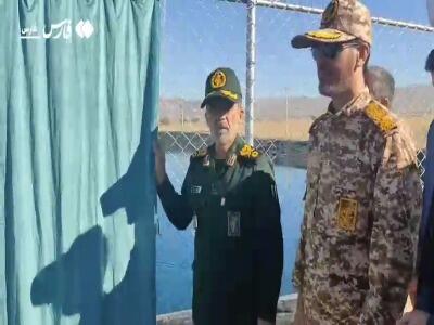  افتتاح بزرگ‌ترین استخر ذخیره آب کشاورزی در سروستان