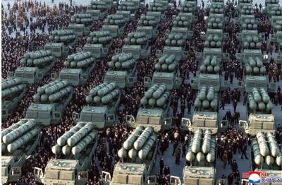  رونمایی کره شمالی از راکت‌اندازهای هسته‌ای