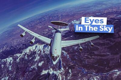  نگاهی به هواپیمای آواکس E-3 Sentry ملقب به «چشم در آسمان»