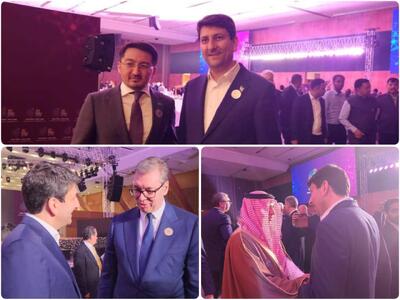  دیدارهای رسمی وزیر ارتباطات ایران با مقامات عالی رتبه سایر کشورها در حاشیه اجلاس هوش مصنوعی هند