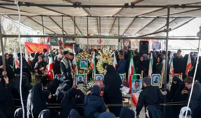  مراسم چهلم جانباختگان ناآرامی‌های دی‌ماه در اصفهان برگزار شد