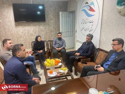  بازدید متولی ورزش استان از هیات ورزش های آبی خراسان رضوی