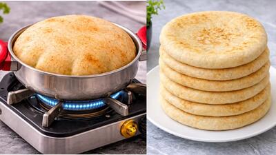  طرز تهیه نان سنتی در قابلمه / بدون فر و بدون هیچ دردسری