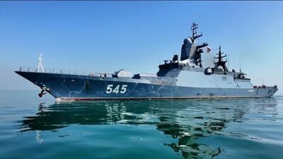  فوری / خروج ناو استویسکی از ایران پس از رزمایش ایران و روسیه