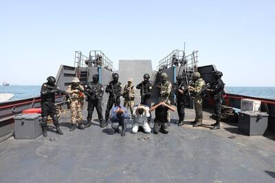  ارتش: تمرین آزادسازی کشتی ربوده شده در رزمایش دریایی ایران و روسیه با موفقیت اجرا شد