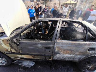  راننده حواس پرت کار دست خودش داد/ انفجار خودرو پژو در اسلامشهر تهران