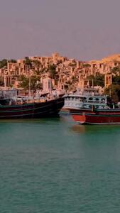  تصاویری رویایی از بادگیرهای بلند بندر لافت در خلیج فارس