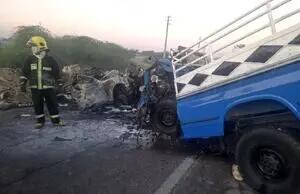  برخورد مرگبار در کمربندی بندر دیر بوشهر با چهار کشته