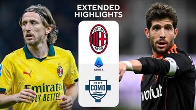  خلاصه بازی میلان 1-1 کومو