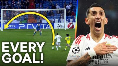  همه گلهای آنخل دی ماریا در لیگ قهرمانان اروپا و لیگ اروپا