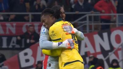  گل اول میلان به کومو (چیپ رافائل لیائو)