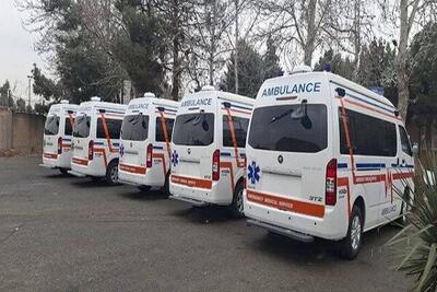 توزیع ۱۰۰ دستگاه آمبولانس جدید در کشور