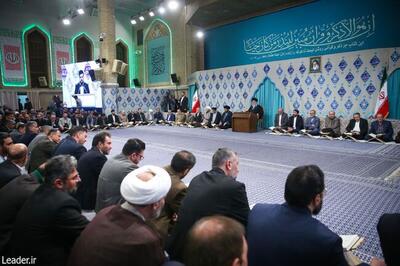  ببینید | حال‌وهوای اولین افطار رمضان امسال در محضر آقا