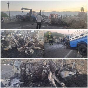  سانحه‌ مرگبار در محور کمربندی شهر دیر