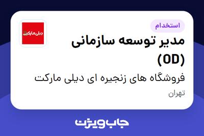  استخدام مدیر توسعه سازمانی (OD) در فروشگاه های زنجیره ای دیلی مارکت