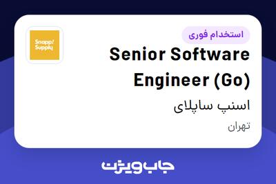  استخدام Senior Software Engineer (Go) در اسنپ ساپلای