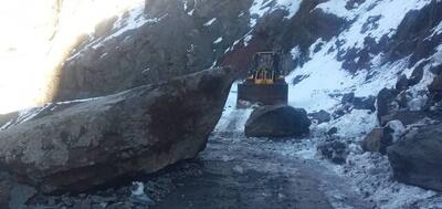  ریزش سنگ در سه محور روستایی طالقان
