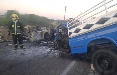  برخورد مرگبار در کمربندی بندر دیر بوشهر با چهار کشته