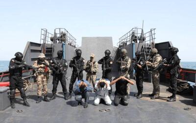  تمرین آزادسازی کشتی ربوده شده در رزمایش مرکب دریایی ایران و روسیه