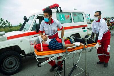  ۴۲۴ عملیات امدادی در یک هفته و  انتقال ۲۳۵ مصدوم به مراکز درمانی