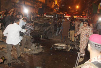  انفجار کپسول گاز در کراچی پاکستان جان 13 نفر را گرفت