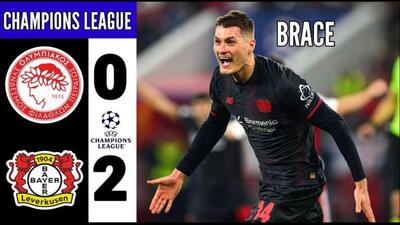  ویدیو| خلاصه بازی المپیاکوس ۰ - بایرلورکوزن ۲/ شکست ناامید کننده در حضور یک ساعته طارمی - پارس فوتبال