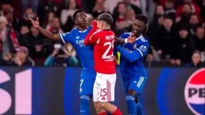  وینیسیوس چه حرفی به بازیکن بنفیکا زد؟