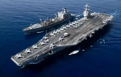  خبر فوری جنگ؛ مکان نهایی ناو هواپیمابر جرالد فورد اعلام شد