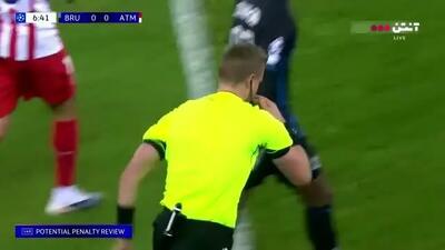  گل اول اتلتیکو مادرید به کلوب بروژ+ ویدئو