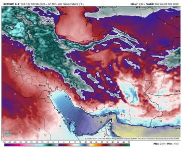  فریب گرما را نخورید، یخبندان در راه است! + نقشه دمایی