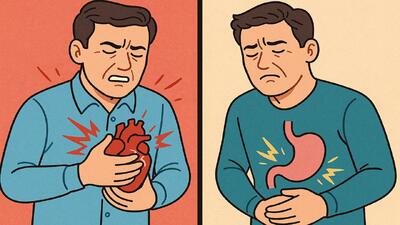  چگونه درد معده را از درد قلبی تشخیص دهیم؟ + ویدیو