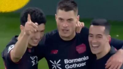  گل اول لورکوزن به المپیاکوس توسط شیک