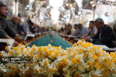  رمضان با نوای قرآن در حرم شاهچراغ(ع) آغاز شد + فیلم و تصاویر