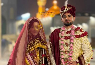  عقد زوج هندی در حرم امام رضا(ع)