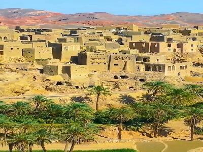  روستای نای‌بند یکی از نمونه‌های معماری پلکانی