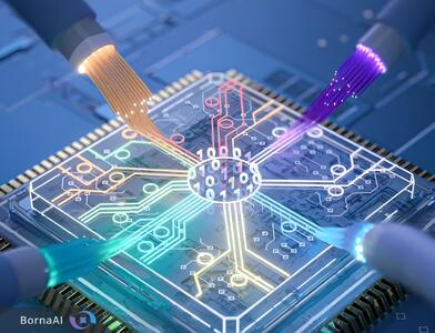  فیبر نوری روی تراشه؛ جهش کلتک در کاهش تلفات نور