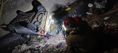  مصدومیت راننده خودرو پراید در پی سقوط داخل کانال آب