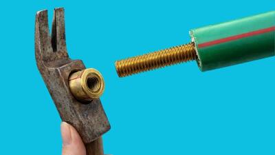  طرز ساخت یک دسته چکش فوق العاده بادوام و کاربردی با لوله پی وی سی در خان